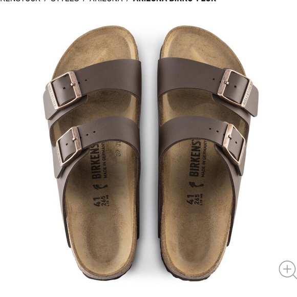 NWT Birkenstock EU 40 (W 9, M 7) Birkibuc Arizona Sandals - Picture 2 of 5